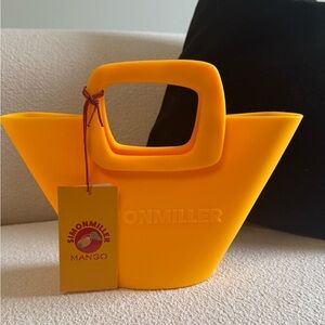 SIMON MILLER x Mango Mini-bag with geometric logo